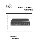 HQ HA30W Specificatie