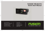 Fusion MS-RA210 Snelstartgids
