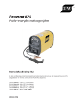 ESAB Powercut 875 Plasma Arc Cutting Package Handleiding