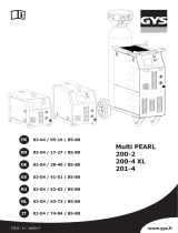 GYS Multi PEARL 200-2 Handleiding