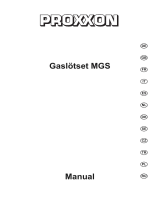 Proxxon Gaslotset MGS Handleiding