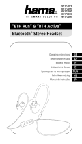 Hama 00177078 BTH Run and BTH Active Bluetooth Stereo Headset de handleiding