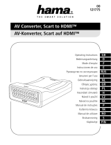 Hama 121775 AV Converter, Scart to HDMI de handleiding