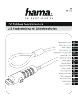 Hama 00054117 USB Notebook Combination Lock de handleiding