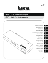 Hama USB 3.1 SATA Hard Drive Adapter de handleiding