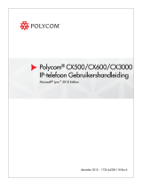 Polycom CX3000 Handleiding