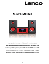 Lenco MC-020 Micro System Handleiding