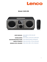Lenco DAR-030 Stereo DAB+ and FM Radio Handleiding