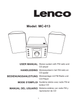 Lenco MC-013BU de handleiding