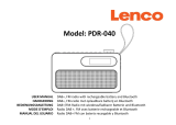 Lenco PDR-040BAMBOOWH de handleiding