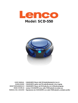 Lenco SCD-550BU de handleiding
