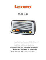 Lenco SR-02GY FM Retro Table Radio in Handleiding