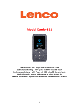 Lenco Xemio-861BU de handleiding