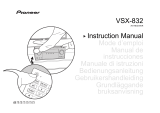 Pioneer VSX-832 Handleiding