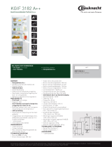 Whirlpool KGIF 3182/A++ Product data sheet