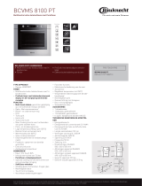 Bauknecht BCVMS 8100 PT Product data sheet