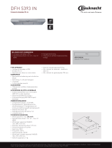Bauknecht DFH 5393 IN Product data sheet