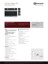 Bauknecht ECSK7 8845 PT Product data sheet
