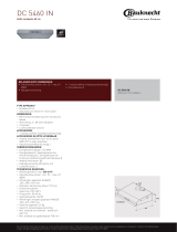 Bauknecht DC 5460 IN Product data sheet