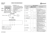 Bauknecht BLZE 6100/AL Program Chart