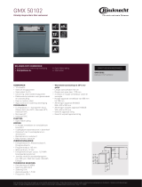 Bauknecht GMX 50102 Product data sheet