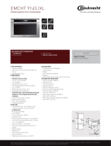 Bauknecht EMCHT 9145 IXL Product data sheet