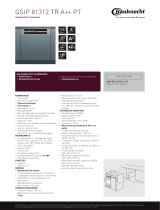 Bauknecht GSIP 81312 TR A++ PT Product data sheet
