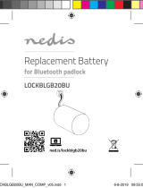 Nedis Replacement Battery for Bluetooth padlock Gebruikershandleiding