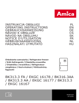 Amica BK313.3 Handleiding