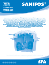 SFA SANIFOS 110 Installation Instructions Manual