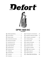 Defort DPW-1800-SC Handleiding