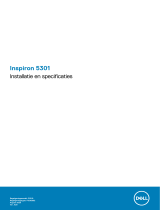 Dell Inspiron 5301 Gebruikershandleiding
