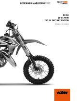 KTM 50 SX 2022 de handleiding