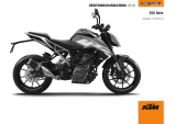 KTM 250 Duke 2018 de handleiding