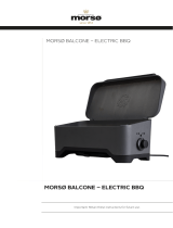 Morso Balcone - electric BBQ Handleiding