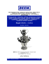 Beem Royal(15.0 L + 2.0 L) Operating Instructions Manual