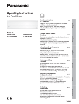 Panasonic CS-E28QKES Operating Instructions Manual