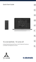 TC Electronic TC1210 NATIVE Professional Gebruikershandleiding