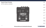 TCElectronic DITTO JAM X2 LOOPER Snelstartgids