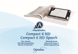 Optelec Compact 6 HD Speech Handleiding