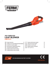 Ferm LBM1012 20V Cordless Leaf Blower Handleiding