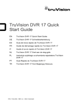 TRUVISION DVR 17 CCTV Digital Video Recorders Gebruikershandleiding