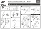 ACT AC8311 Gas Spring Monitor Desk Mount Installatie gids