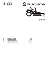 Husqvarna Z454XS Zero Turn Lawn Mower Handleiding