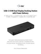 i-tec C31 USB-C Dual Display Power Station Gebruikershandleiding