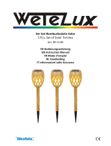 Wetelux 98 14 06 3 Pcs Set of Solar Torches Handleiding