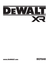 DeWalt DCF840 1-4 in Brushless Cordless Impact Driver Handleiding