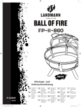 LANDMANN Feuerkorb "Ball of Fire", 89,5 x 79,5 cm Handleiding