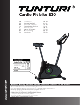 Tunturi Exercise Bike Cardio Fit E30 Ergometer Handleiding