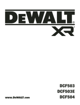DeWalt DCF503 XR 3 by 8 Inch Open Head Ratchet Handleiding